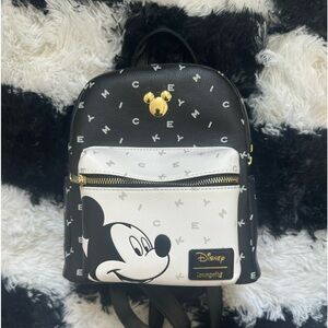 Black and White Disney Loungefly Backpack